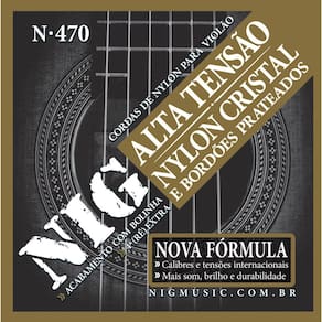 Encordoamento Violão Nylon Alta Tensão Nig N470 .029