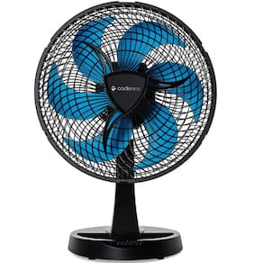 Ventilador de Mesa 30cm Cadence 50W 3 Velocidades Preto Azul 127V