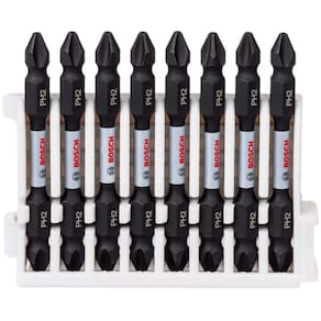 Jogo de Bits Impact Control 65mm Ph2 8 Unid BOSCH 2608522337