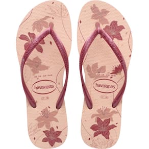 Chinelo Casual Feminino Dedo Borracha Havaianas Slim Organic
