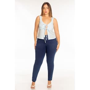 Calça Jeans Skinny Midi Plus Size Biotipo Jeans - 30754