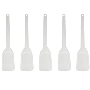 5 Espátulas Plásticas Pás Brancas 74cm Restaurantes Cozinha Industrial Caldeirão