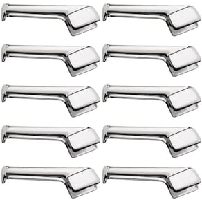 Kit 10 Pegadores 18cm para Servir Inox Macarrão Salada Comida Servir Restaurantes Buffets Taumer