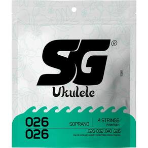 Corda Sg Encordoamento .026 .026 Para Ukulele Soprano 10981