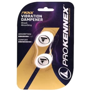 Antivibrador Prokennex Vibra Stop Branco e Preto - 2 Unidades