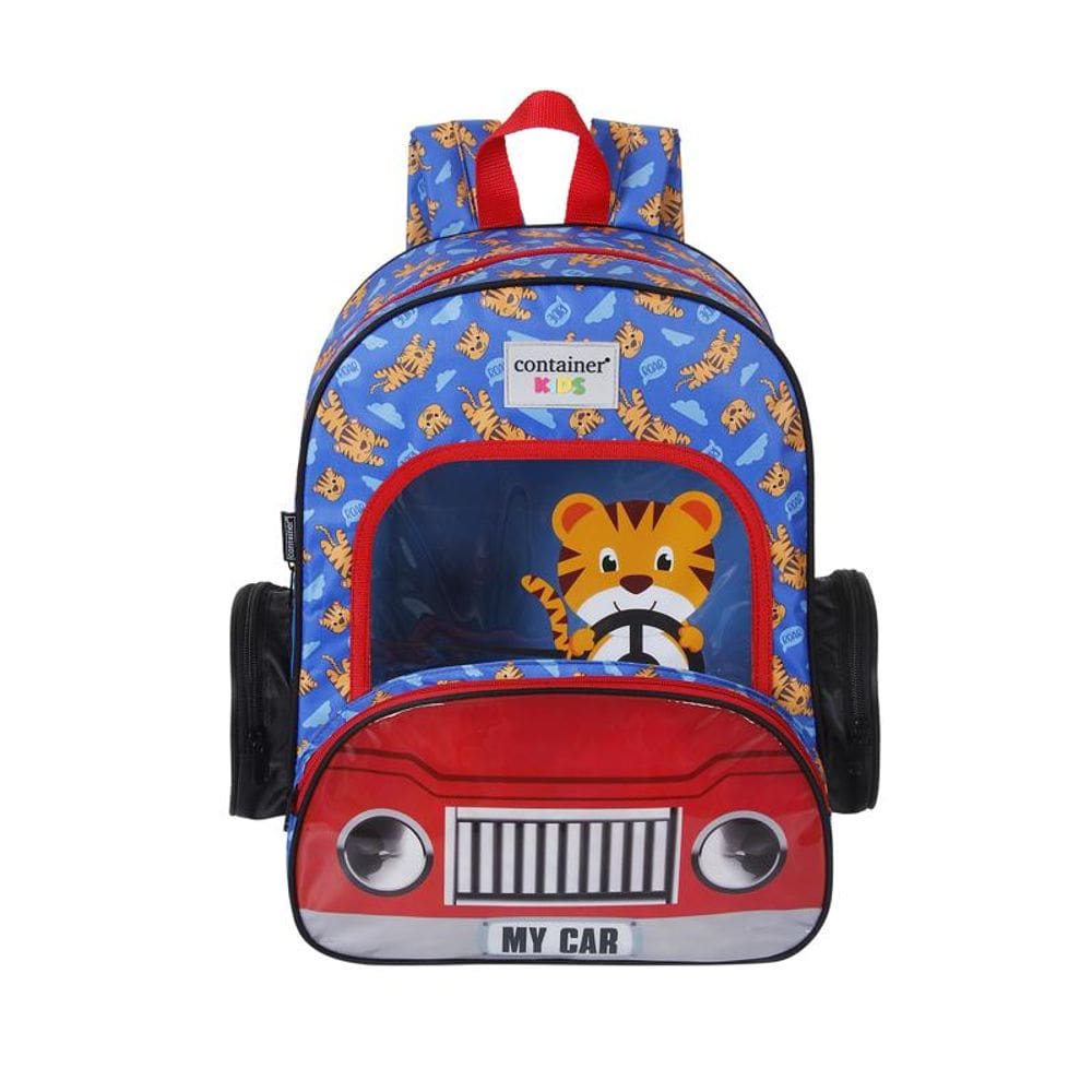 Mochila Escolar Infantil My Car Container Kids - Dermiwil