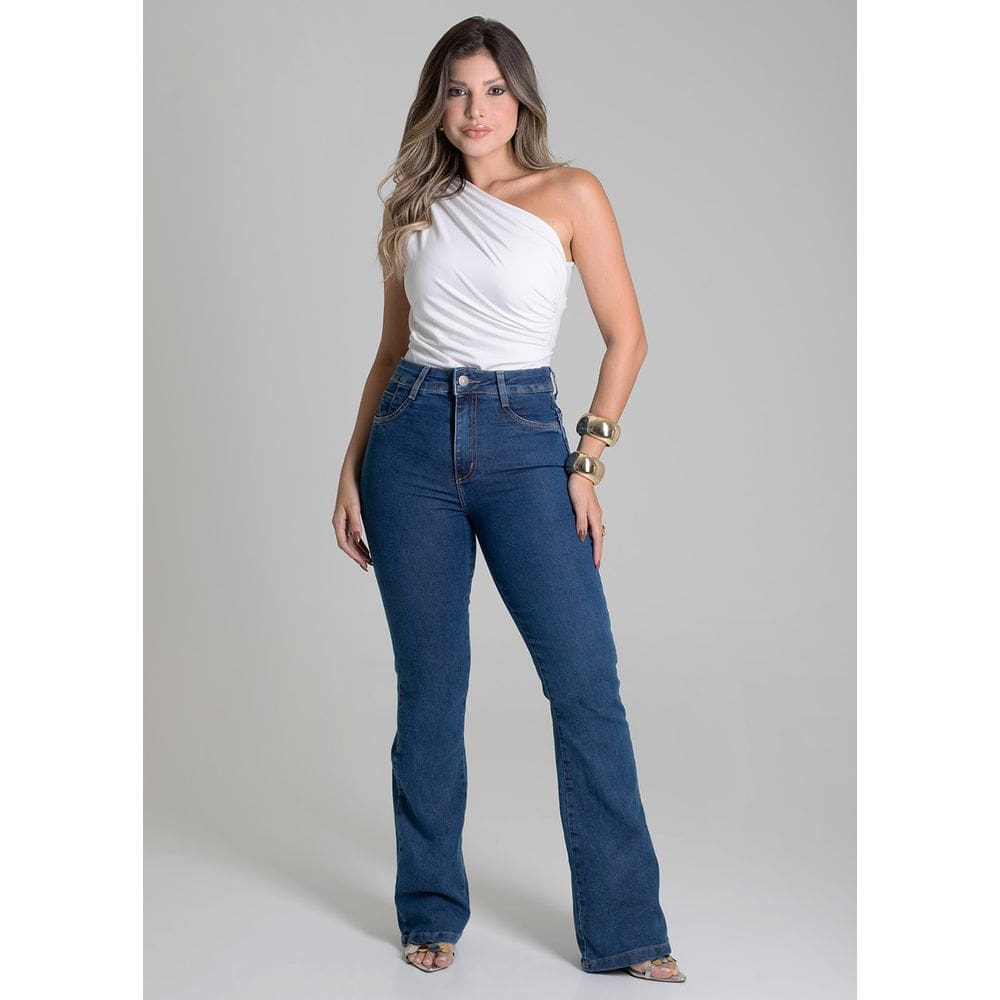 Calça Feminina Boot Cut Sawary Jeans - 279108