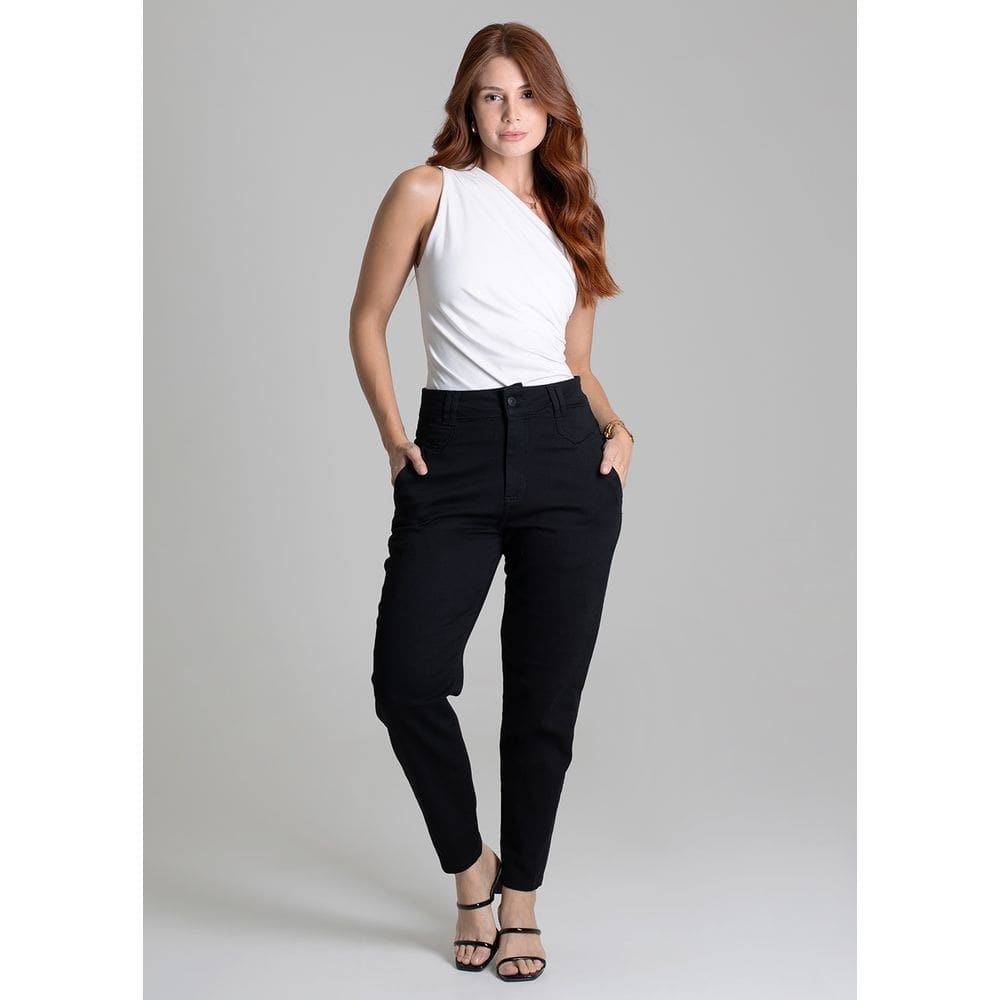 Calça Feminina Sarja Mom - 272557