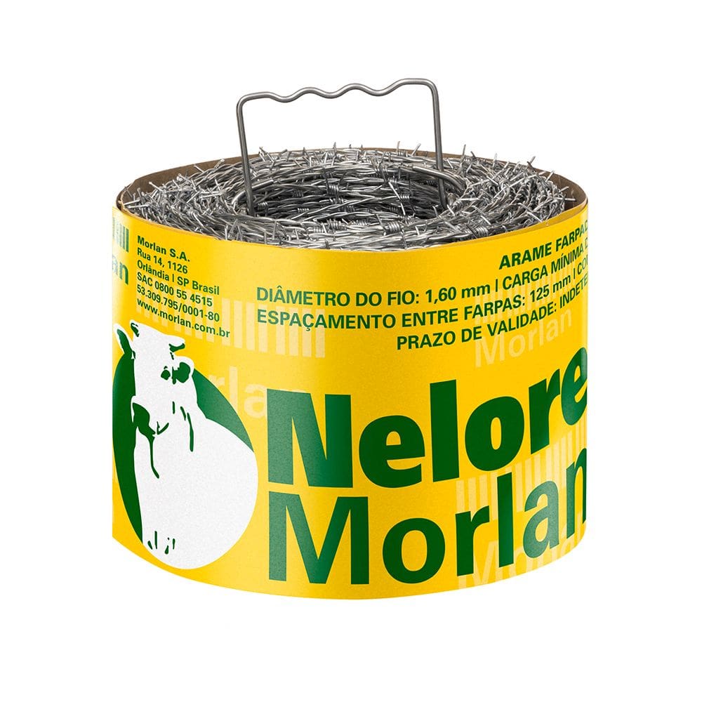 Arame Farpado para Cerca Nelore Morlan - 250 Metros