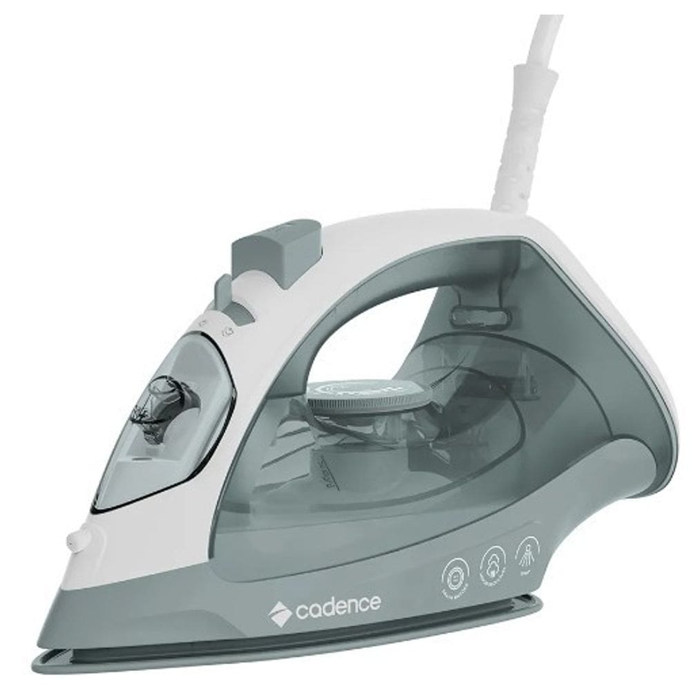 Ferro de Passar 2X1 Cadence 1200W Antiaderente Spray Cinza 127V
