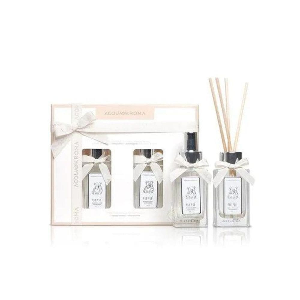 Kit Óleo Difusor + Perfume para Ambientes Acqua Aroma 90ml Bebê