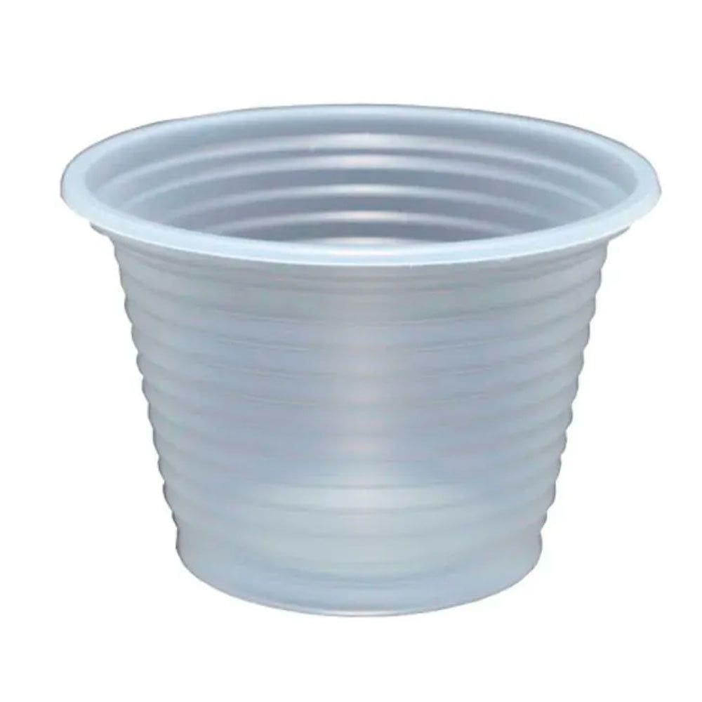 Copo Descartável PS Transparente 50ml com 100 Unidades - Copomais