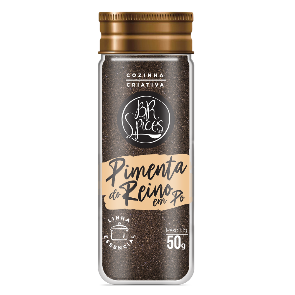 Pimenta Do Reino Moída Br Spices Vidro 50G