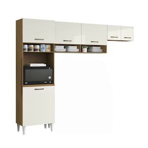Cozinha Compacta Aurora Atacama Off White Aramóveis