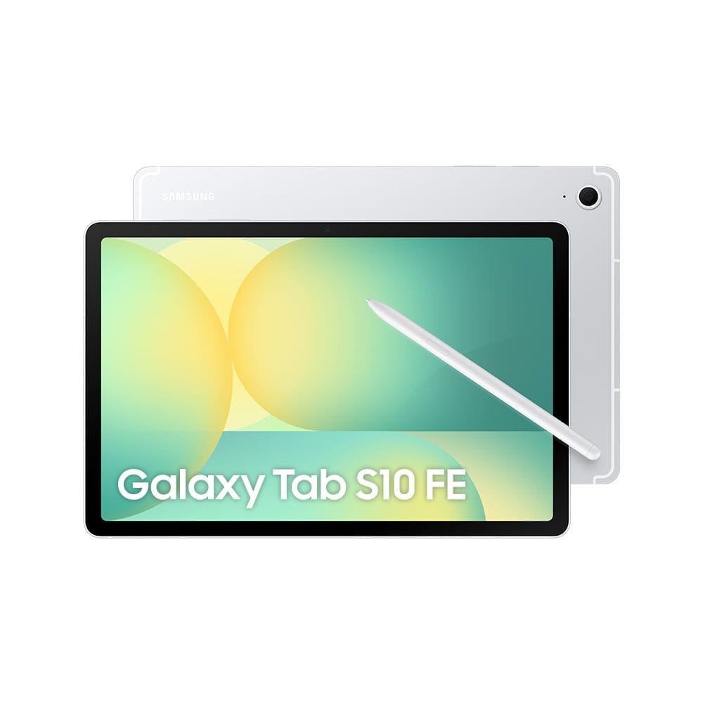 Tablet Samsung Galaxy Tab S10 FE 5G, 128GB, 8GB, Tela 10.9" 90Hz, S Pen e Capa Inclusas - Prata