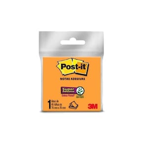 Bloco Papel Adesivo Post-it 2x Aderente - Origem Vegetal