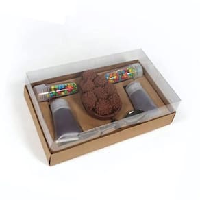 Kit Confeiteiro Ovo De Colher Páscoa Kraft - 100g
