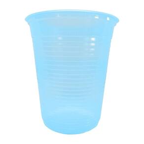 Copo Descartável Azul Neon De Festa - 200ml - 50 Unidades