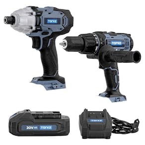 Furadeira Parafusadeira TRB0011, Chave de Impacto TRB0001, Carregador e Carregador de Bateria
