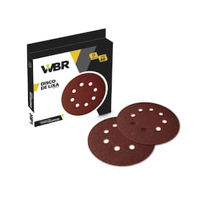 Disco Lixa Worker Wbr Grão 180 180Mm 10 Peças