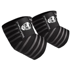 Elbow Wraps Gymreapers Weightlifting 40" (1 par) cinza