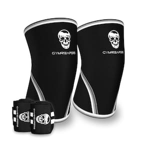 Mangas de cotovelo Gymreapers suportam levantamento de peso em neoprene de 5 mm