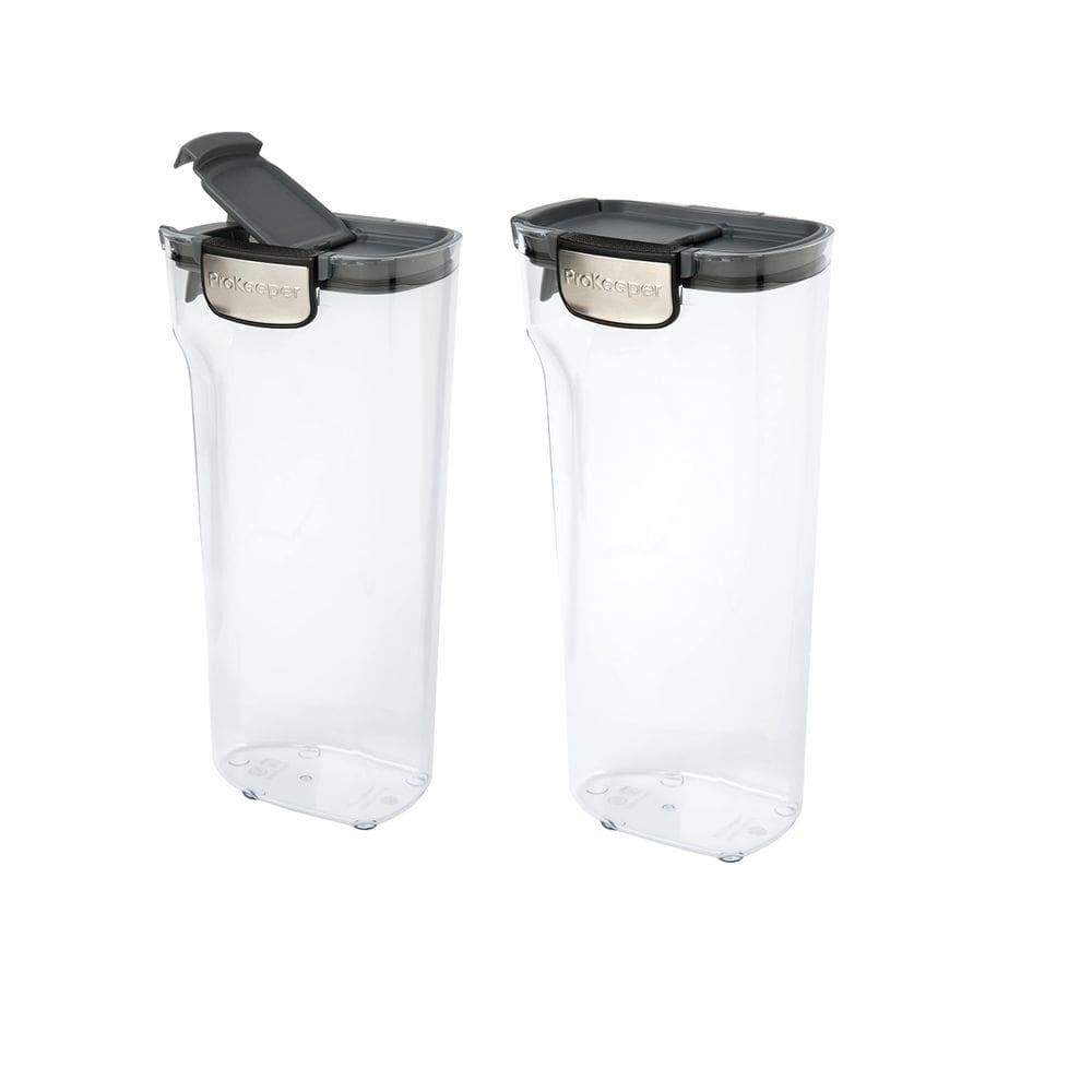 Recipiente de armazenamento de alimentos Progressive ProKeeper+, conjunto de 2 peças de 2,4 L
