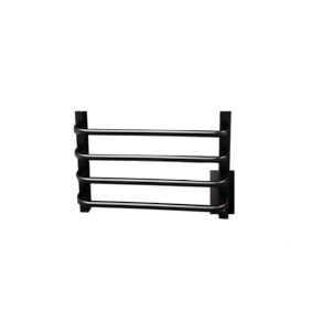 Toalheiro Térmico Pequeno Preto - 110v Fio Oculto