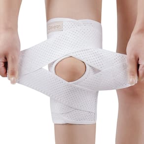 Joelheira Galvaran com estabilizadores laterais para homens e mulheres