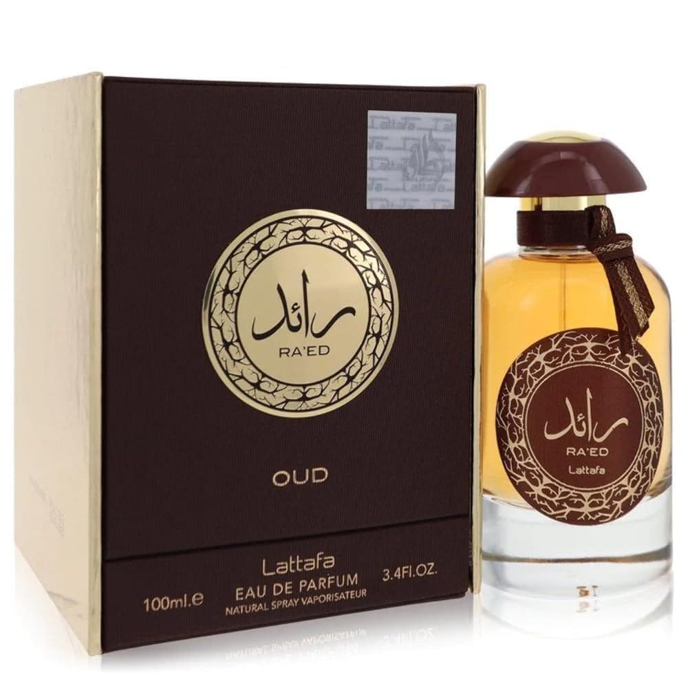 Água de perfume em spray Lattafa Raed Oud de 3,4 onças