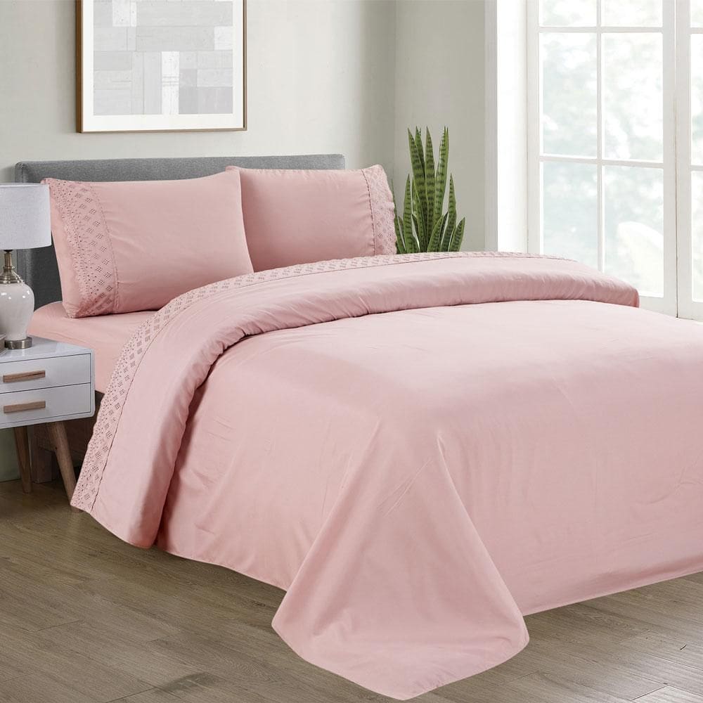 Jogo de Cama Queen Microfibra Cazza Ellie Rose
