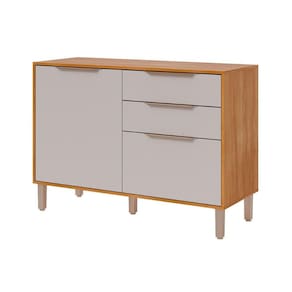 Balcão de Cozinha c/ Tampo Divina c/ 2 Portas e 2 Gavetas 120 cm Cinamomo/Off White - MGM