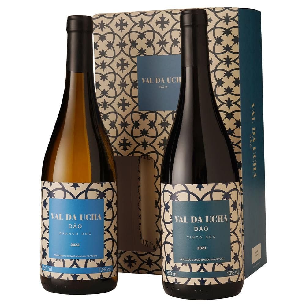 Kit Val da Ucha Dão Branco e Val da Ucha Dão Tinto DOC