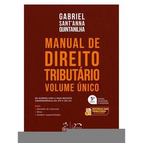 Manual De Direito Tributário - Volume Único - 5ª Edição 2025