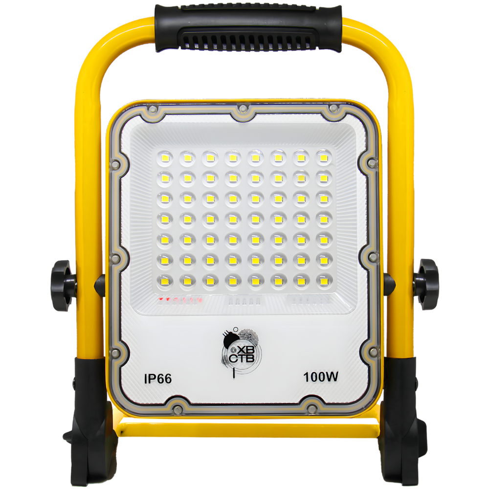 Refletor Holofote Led C/ Bateria Recarregável Portátil 100W