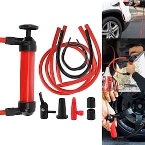 Kit Bomba Succao De Gasolina Liquidos Oleo Alcool Combustiveis Mangueira Sugador Multiuso Manual