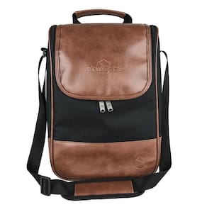 ehore Bolsa Térmica Para Transporte de Vinhos até 2 Garrafas, FRESHORE FR WB60203, Preto