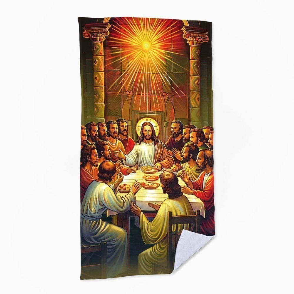 Toalha De Praia - Santa Ceia