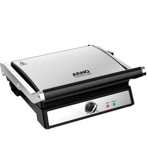 Super Grill E Sanduicheira Inox Ggra 220v - Arno