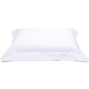 Fronha Buettner Percal 1000 Fios 4 Abas De 7cm Pespontada 50cmx70cm Branco