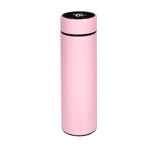 Garrafa Térmica Inox 500ml Quente Frio Tampa Rosa Nº14