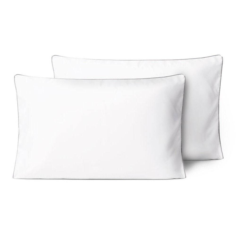 Kit 2 Fronhas Linea 50cm X 70cm Micropercal 200 Fios - Cinza