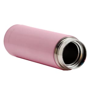 Garrafa Térmica Inox 500ml Quente Frio Tampa Rosa Nº12