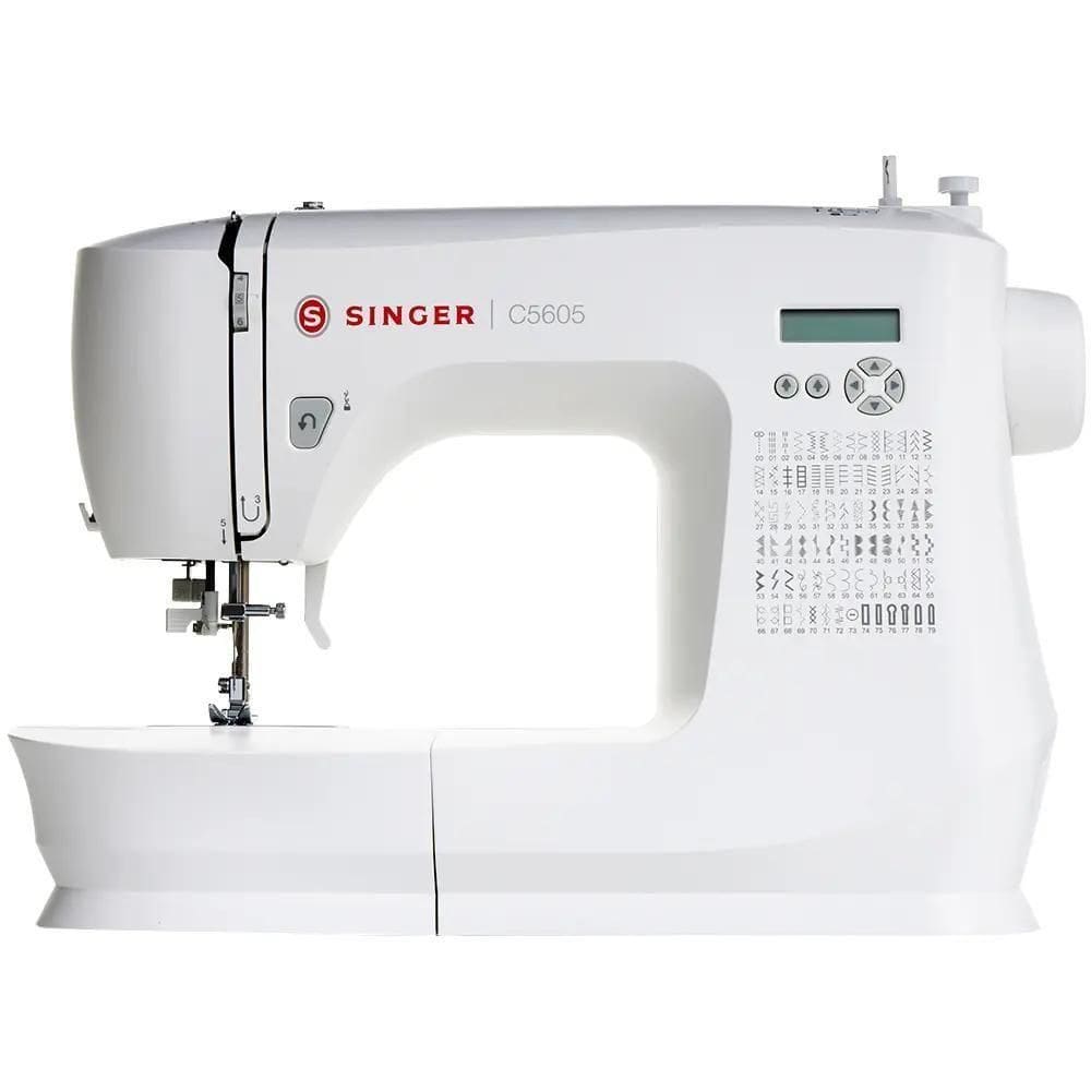 Maquina De Costura Eletronica Singer C5605 - 230383423 Branco 220 Volts