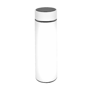 Garrafa Térmica Inox 500ml Quente Frio Tampa Branco Nº17