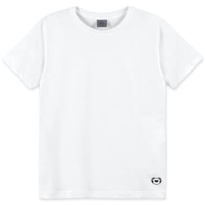 Camiseta Manga Curta Tigor T Tigre Lisa Branco