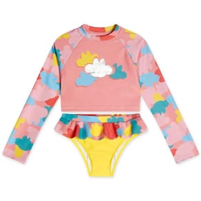 Conjunto de Praia Lilica Ripilica Manga Longa Com FPU Rosa