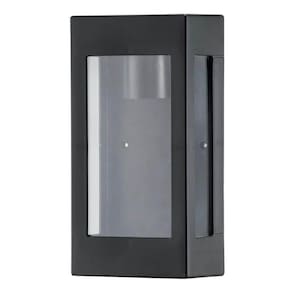 Arandela Prime Preta Termoplástica Luminária Parede Lâmpada E27 Bivolt Dital