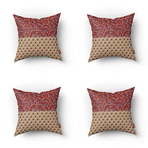 Kit Capas De Almofadas Decorativas Estampadas 30X30Cm 441