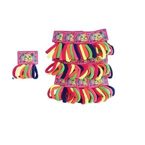 Kit 144 Unidades Elástico De Cabelo Rabicó Xuxinha Colorido